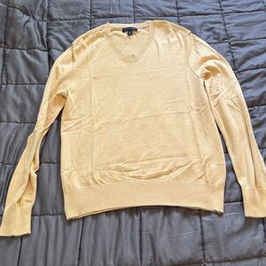 Cotton-Cashmere V Neck Sweater